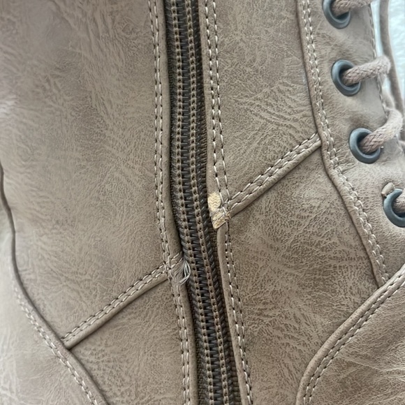 Brown Combat type Boot Size 6.5 - Picture 4 of 7